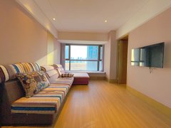 中懋天地酒店式公寓，南向一室一厅，标准户型，中央空调免费健身