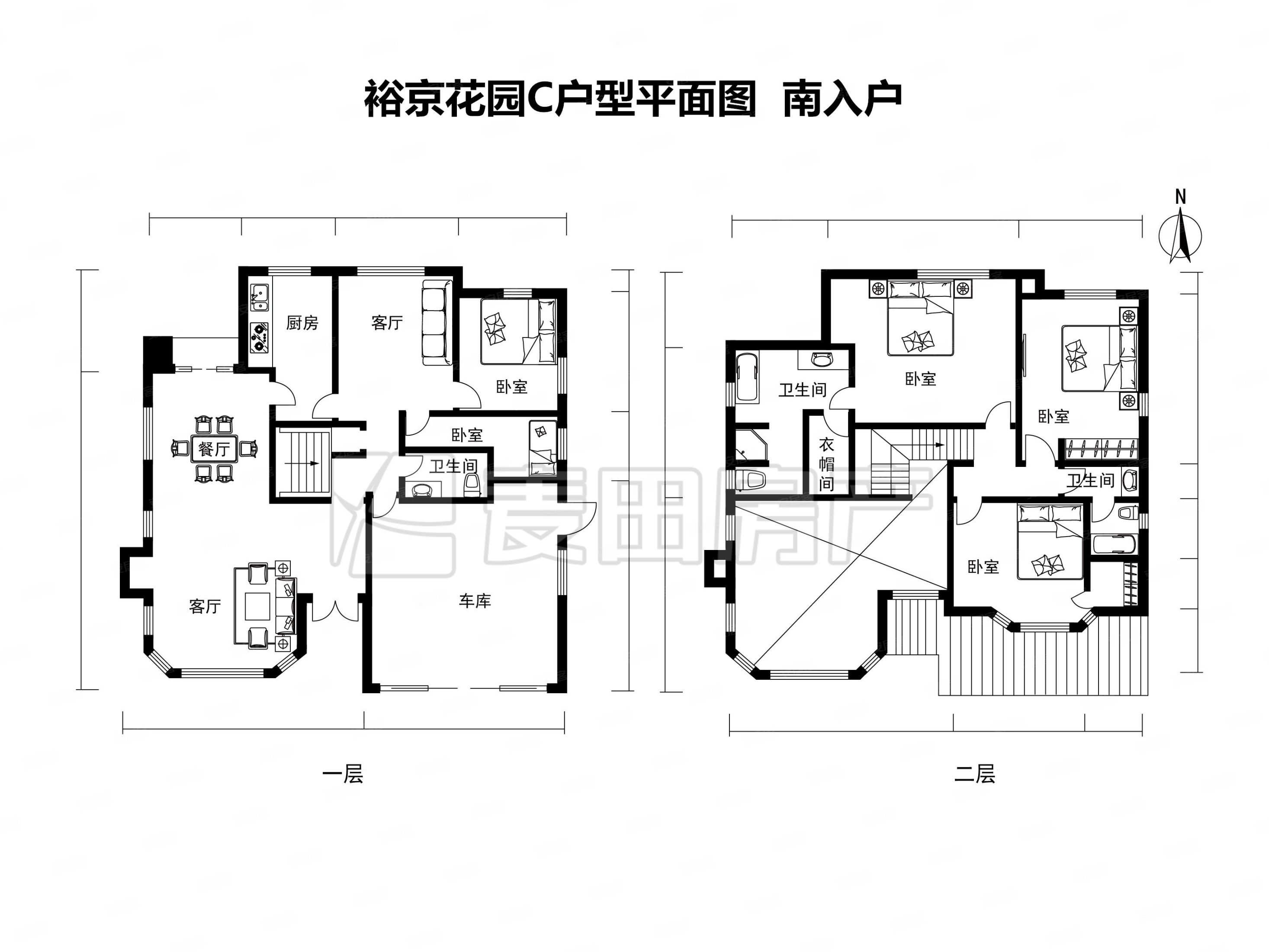 裕京花园户型图图片