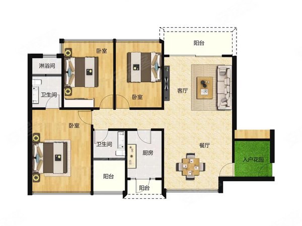 【多图】美仙山二期,城东租房,万达旁 世界城附近 两房两厅 家具家电