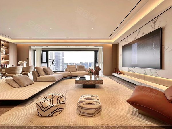 华润幸福里样板间大平层!全新未入住!美盛中心出租房源真实图片