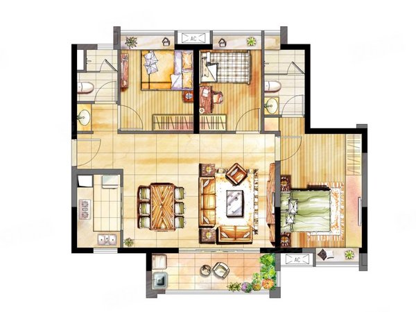 福州长乐吴航泰禾名城首占一中,外语外贸旁,泰禾名城豪装三房,配套