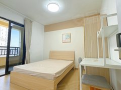 武汉洪山街道口8号线马房山文治街，免押金月付短租房，新小区湖景房，近华师出租房源真实图片