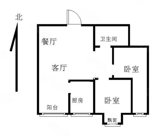 富力花园2室2厅1卫86南78万