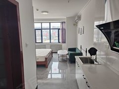 莱芜莱城信誉楼颐高精装单身公寓 可 中短期租 家具家电齐全1100每月出租房源真实图片