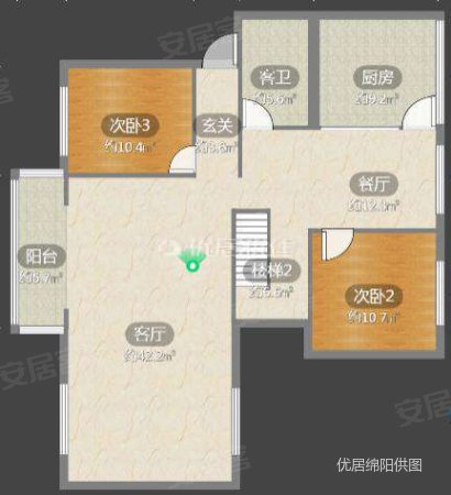 富临山庄4室2厅2卫236㎡南188万