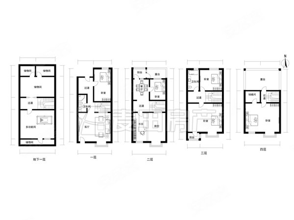 北京朝阳北苑时代庄园南北通透 4室2厅 时代庄园出租房源真实图片