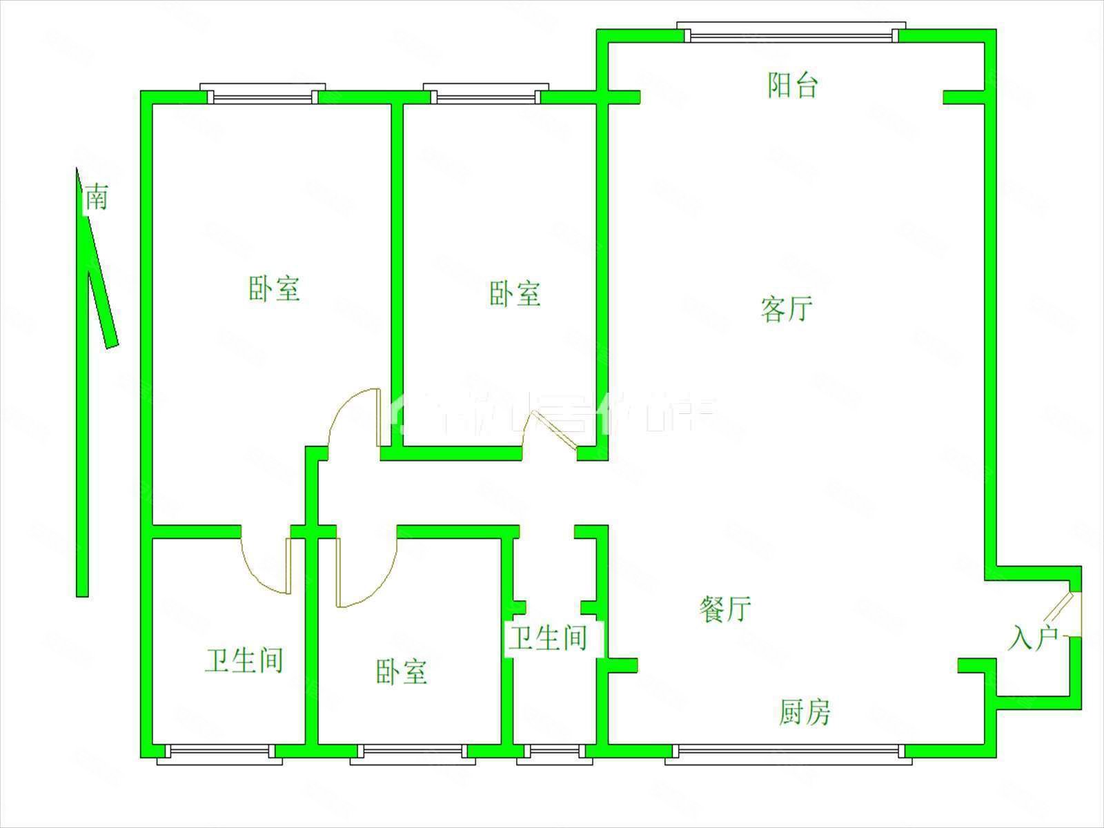 145平南北通透亿利生态城清水房东急置换