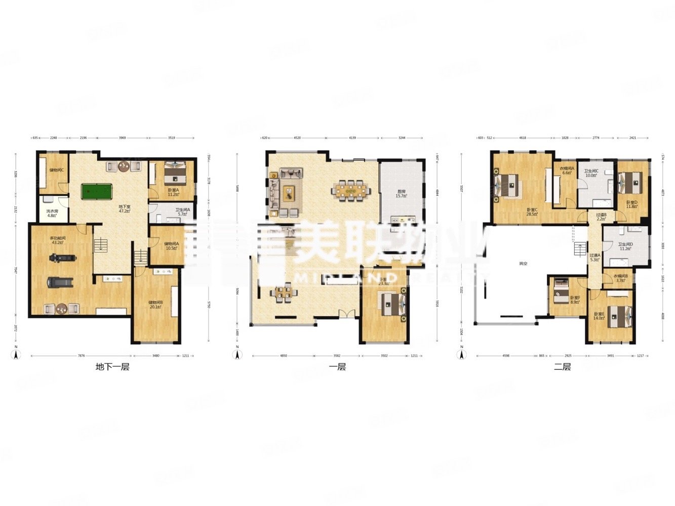 优山美地(c区)6室3厅4卫463.07㎡南北4988万