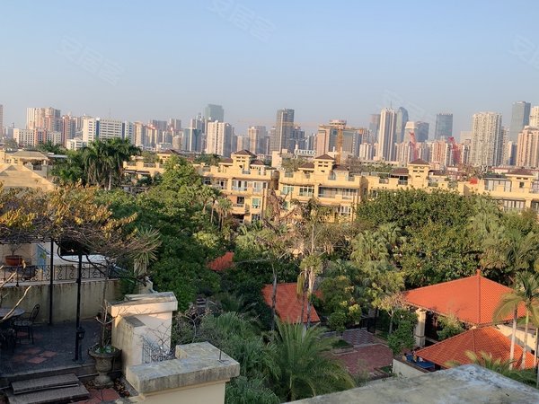 广州越秀二沙岛新世界棕榈园二沙岛棕榈园,少有南向顶复放租,大四房