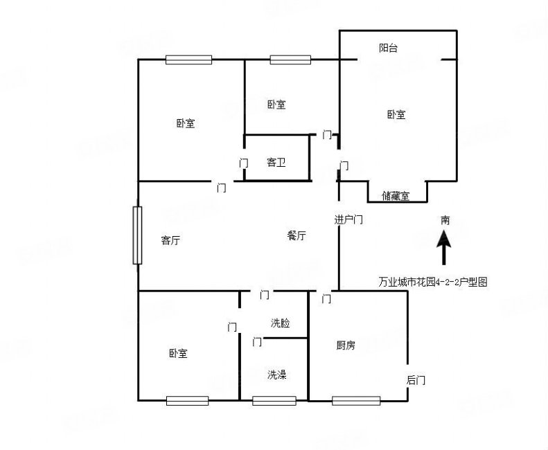 汇峰紫苑(别墅)6室3厅3卫290㎡南北299.8万