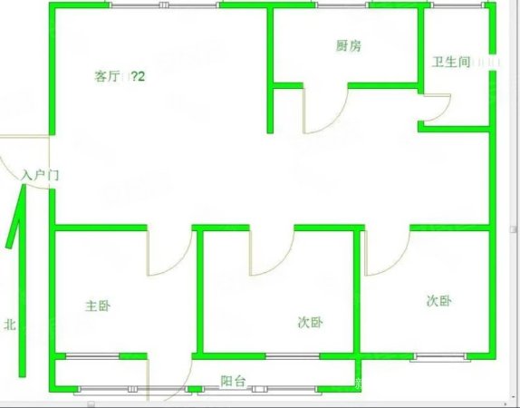 新矿和谐家园3室2厅1卫119㎡南北39.8万