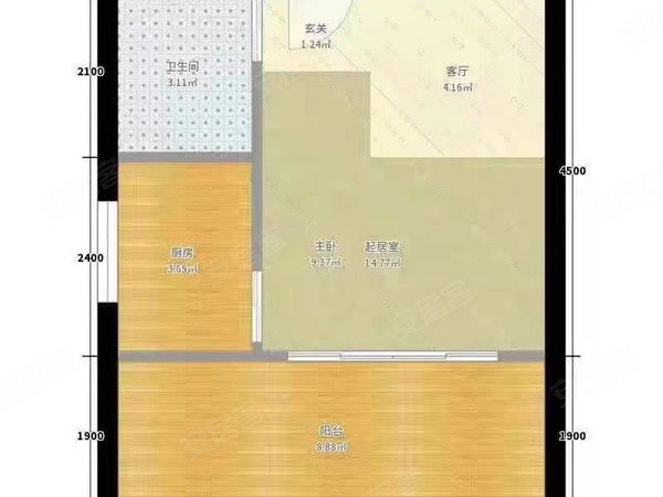 湖州吴兴西南新城七里亭佳苑无中介，七里亭佳苑单间独卫出租，有阳台，有电梯，拎包入住出租房源真实图片