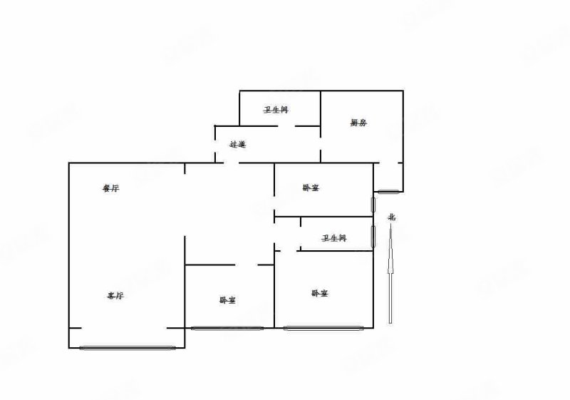 密东广场3室2厅2卫139.98㎡南370万