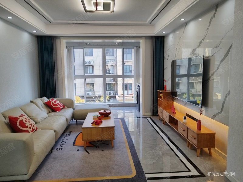 洋房蓝爵庄园126平精装修婚房楼层采光好送车位车库