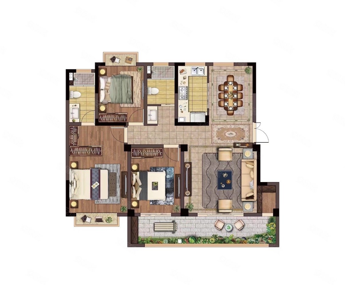 实地玫瑰庄园三期