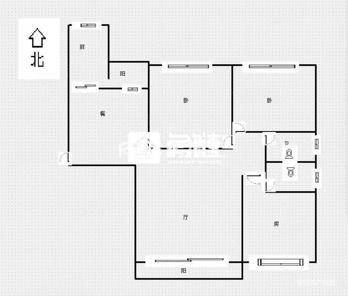 恒大南湖半岛3室2厅2卫140.57㎡南北92万