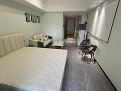中山港口保利国际广场艾美酒店旁，保利新1房，家私家电齐全，出租好楼层随时看房出租房源真实图片
