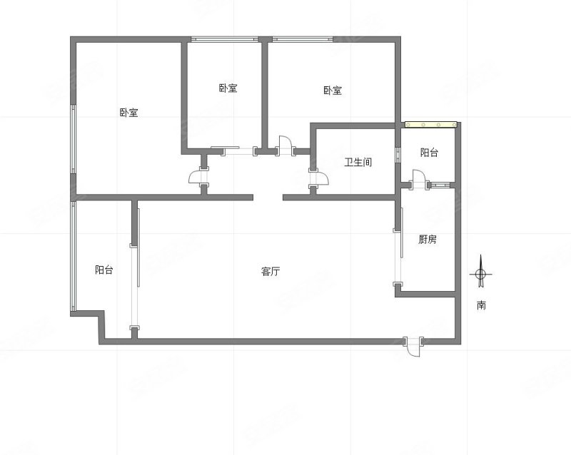 庆业九寨印象3室2厅2卫100.65㎡南103.8万