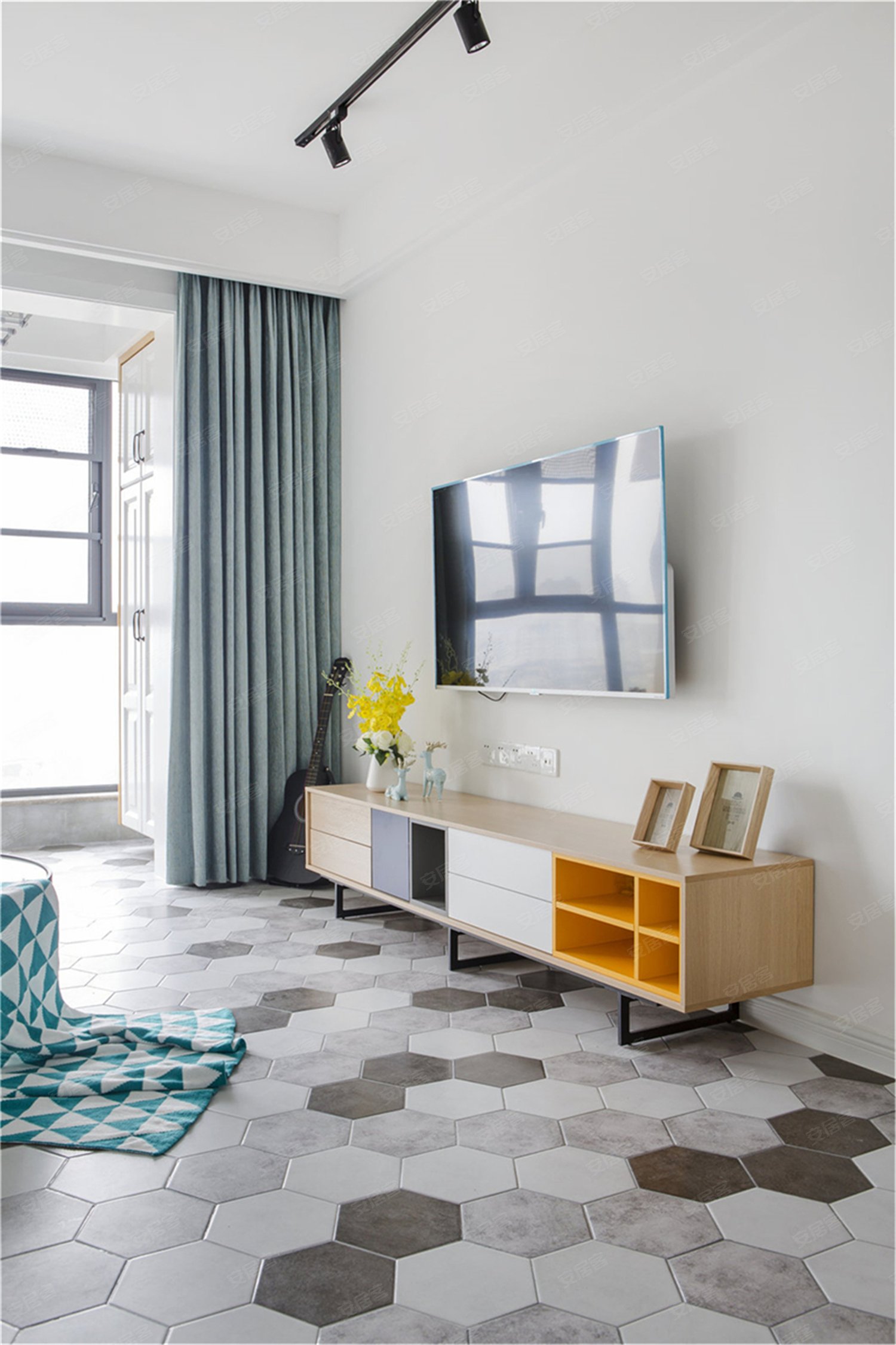 75平老房改造北欧装修,居家温馨