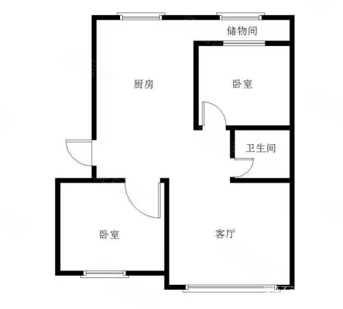 金河小区2室1厅1卫86㎡南北49万