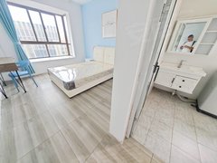 合肥滨湖新区寿春中学跟我签约 可月付民用电 悦方 紫庐站 利港银河广场 主卧独卫出租房源真实图片