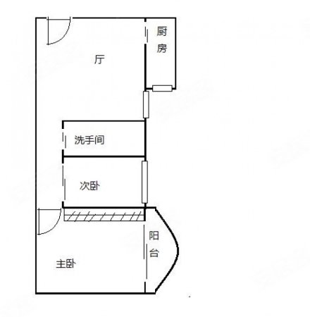 东圃广场 2 房  45 方 配套成熟 交通便利 低密度