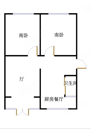 安富里3室1厅1卫83㎡南北42万