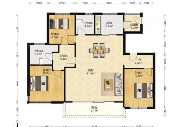 西安房产网>西安二手房>长安二手房>大学城二手房>绿地城长安宫>599