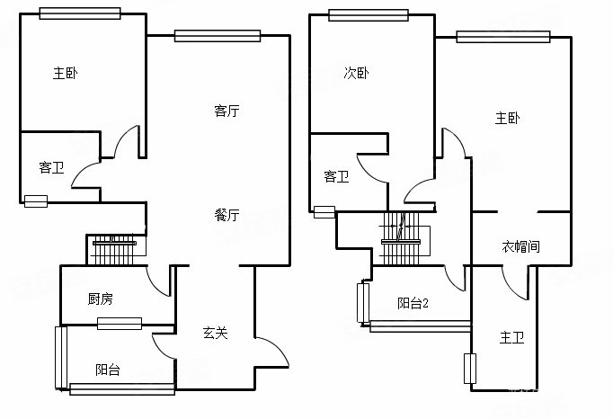 保利领秀山香榭郡3室2厅3卫169㎡南北159万