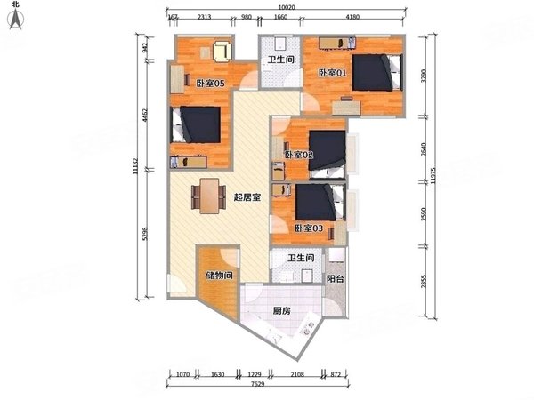 【多图】明轩大厦,岗顶租房,3号线岗顶地铁口,明轩,精装大次卧,民水民