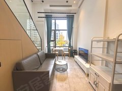 杭州拱墅拱宸桥万科智谷 1室1厅1卫 落地窗拎包入住近皋亭坝地铁口出租房源真实图片