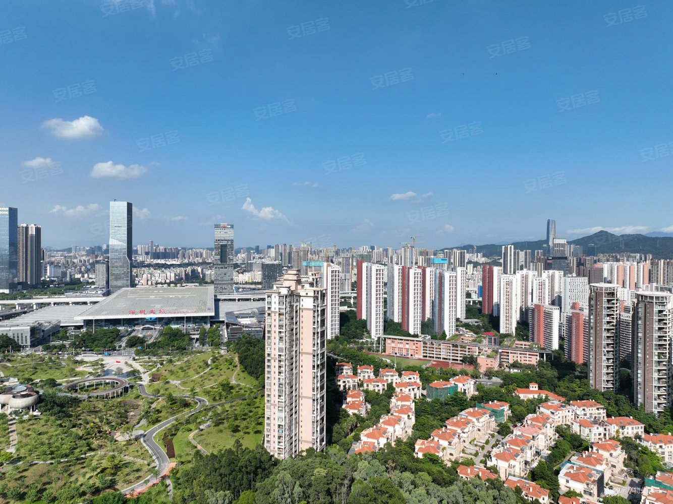 新出熙园山院双拼别墅中央组团户型结构非常好花园260