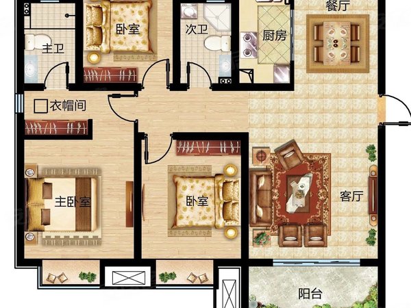 【多图】中海云麓公馆,孙村租房,可短租!