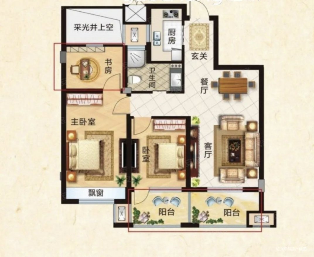 镜湖绍一初旁近地铁曲屯家苑精装3房送家电看房方便