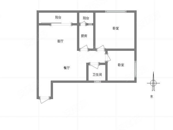 叠彩西城小区(b区) 2室2厅1卫 电梯房 81平 精装修,九龙坡租房-重庆58