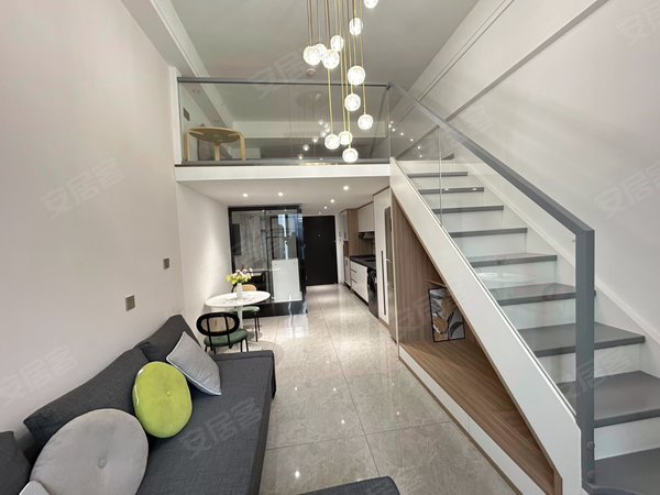 西安高新区软件园美墅希尔顿美墅 精装loft 可月付 视野好 拎包入住