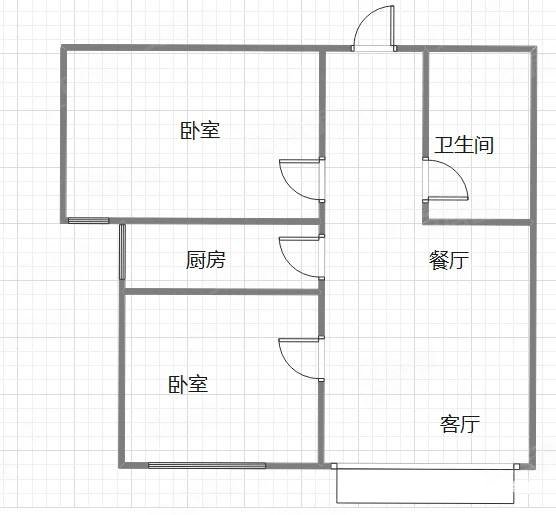 棉油厂宿舍2室1厅1卫62㎡南22万