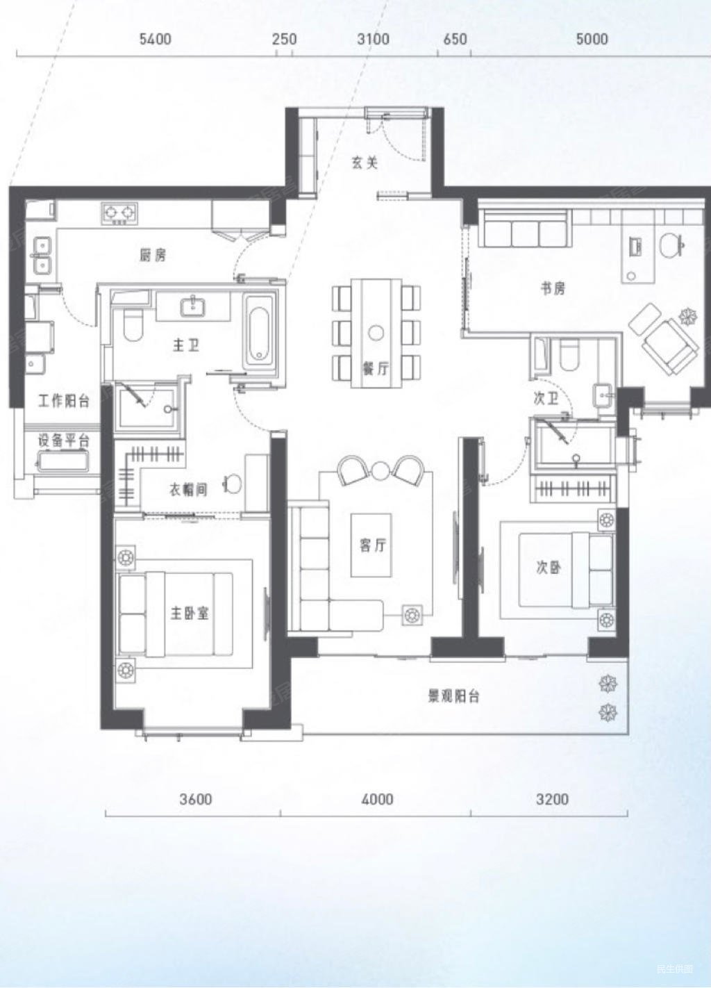武汉天地云廷二期近医院交通便利临地铁双卫生间