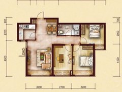 四平铁西仁兴南湖公园.5楼2室大厅.精装.拎包入住.月租750出租房源真实图片