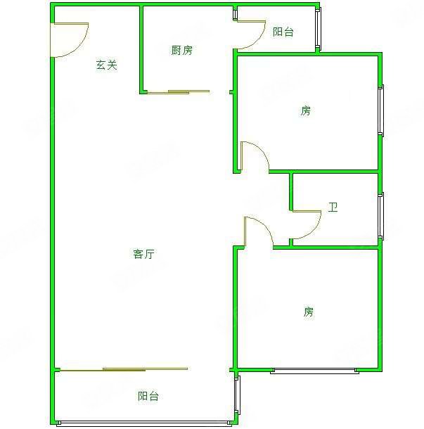 东鸣轩2室1厅1卫97㎡南北670万