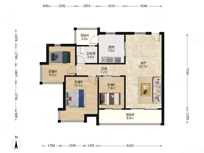 看上可刀) 科城山庄 低密度大三房 业主置换急出