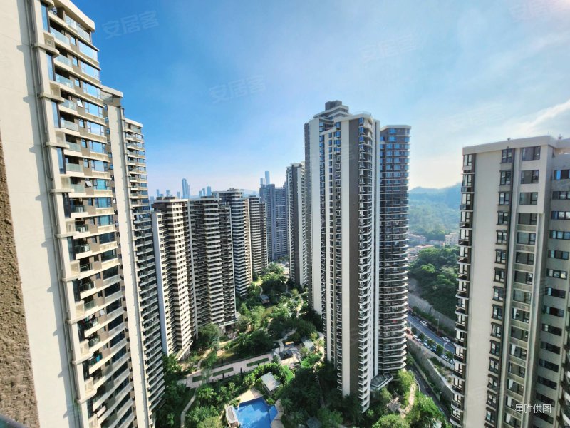 峰景湾山景顶楼复式5房多阳台附带150平双露台视野开阔