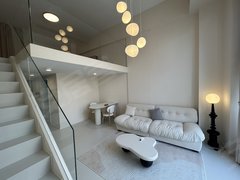 宜春袁州润达老城区润达国际 精装奶油风 复式公寓出租 家具家电齐全 拎包入住出租房源真实图片