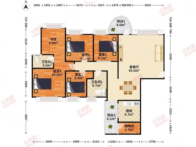 16xx ,买翠海花园154 平41房 荔园  ,换房诚