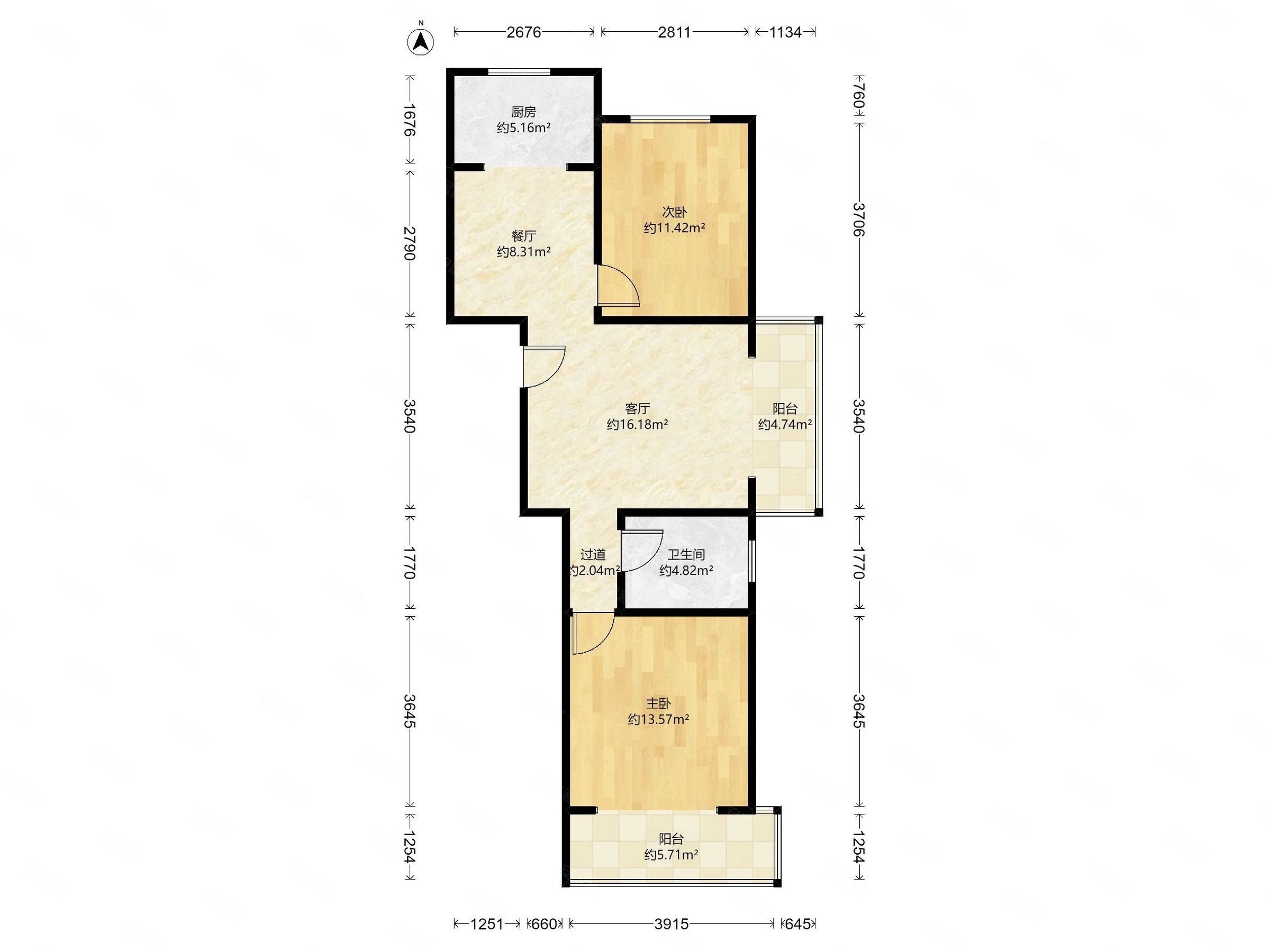 同祥城 近医院 商业配套齐全 近地铁 南北通透 楼龄新