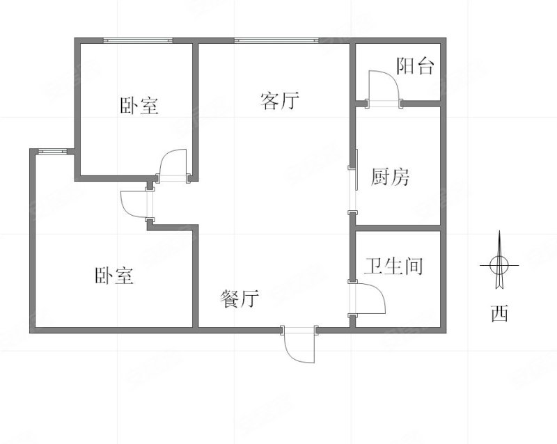 枫丹树语城2室1厅1卫79㎡南61.8万