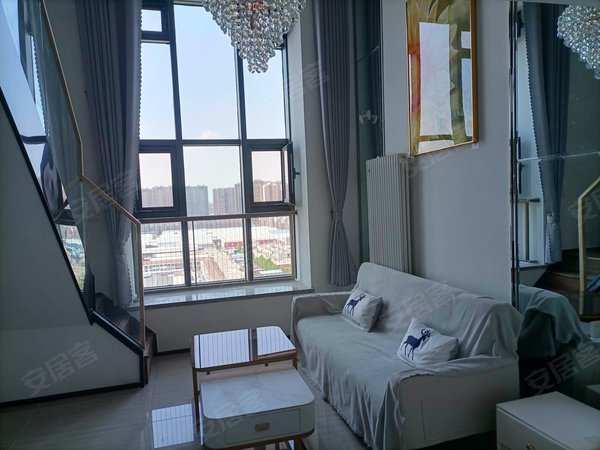 可短租 可月付 恒大城复式公寓 上下两层单身或情侣,历城租房-济南58