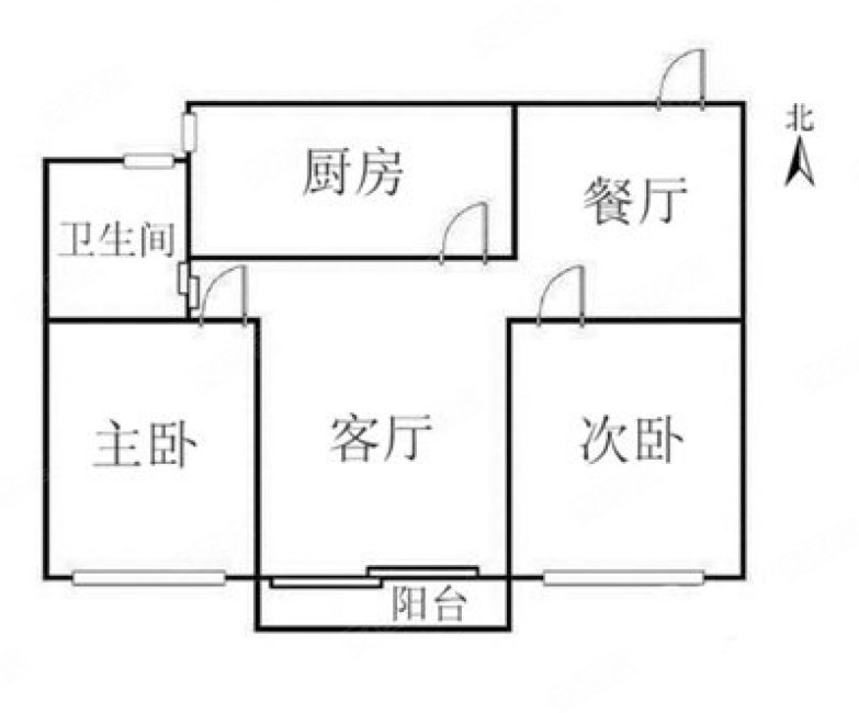 雪峰花园2室1厅1卫81㎡东西50万