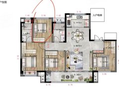 厦门海沧马銮湾新城保利首开云禧 4室2厅2卫出租房源真实图片