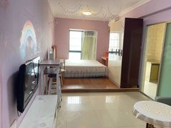 玉林玉州玉城市中心，大世界一房一厅一卫，粉色温馨少女风格，拎包入住出租房源真实图片